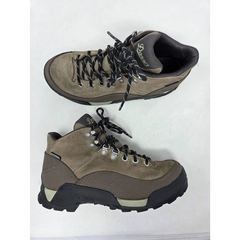 DANNER PANORAMA MID 6" GRAY WATERPROOF HIKING BOOTS WOMENS SIZE 6